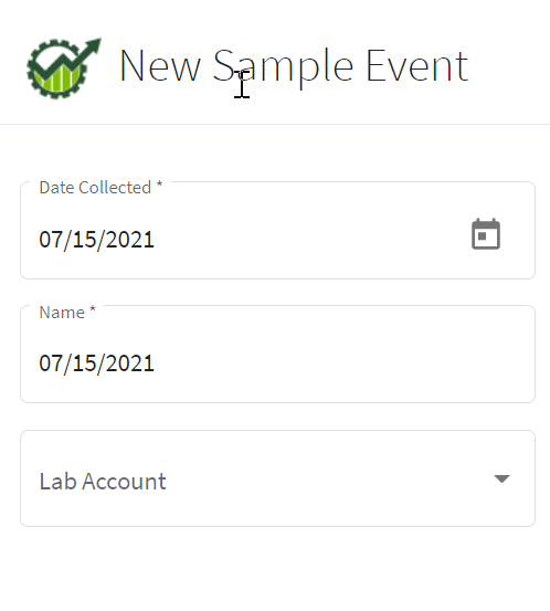Sample date and Lab