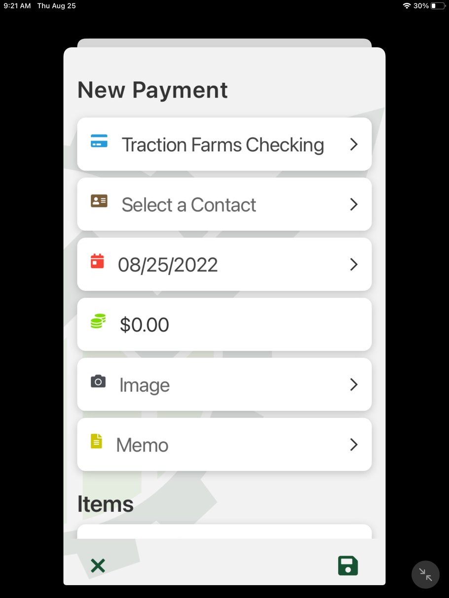 How do I record a new transaction with the Traction Mobile App ...